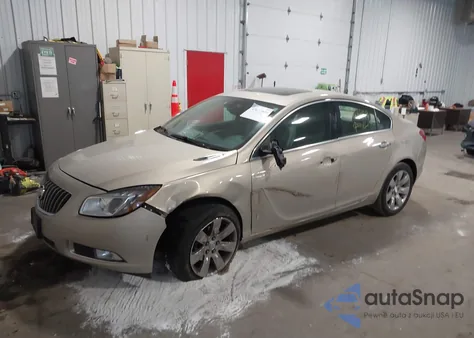 2012 Buick Regal Premium 2 from USA, damaged, VIN 2G4GT5GK3C9170062